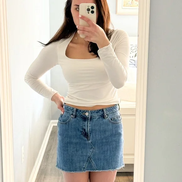 PacSun Denim Mini Jean Skirt - Picture 4 of 5
